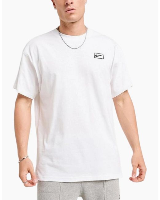 Nike White Sportswear Street Iq2766 T-Shirt for men