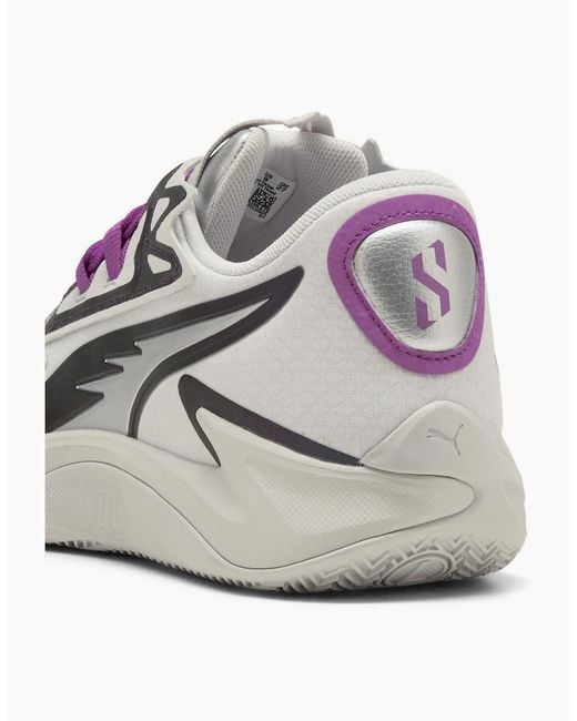 PUMA Gray Scoot Zeros Ii Sterling Basketball Trainers for men