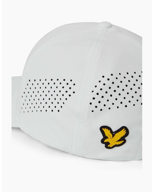 Lyle & Scott White Ventilated Performance Cap for men