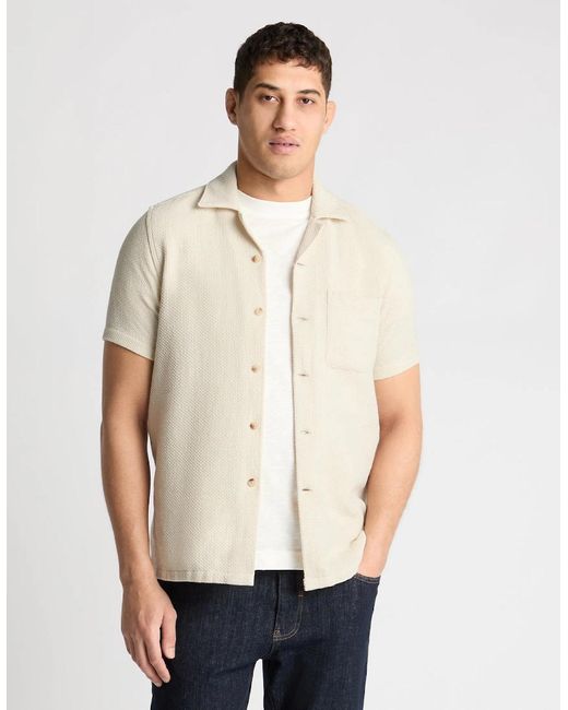 Remus Uomo White Ss Shirt 13988 90 Stone
