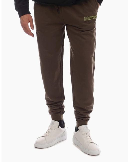 DKNY Brown Everblades Jersey Lounge Pants for men