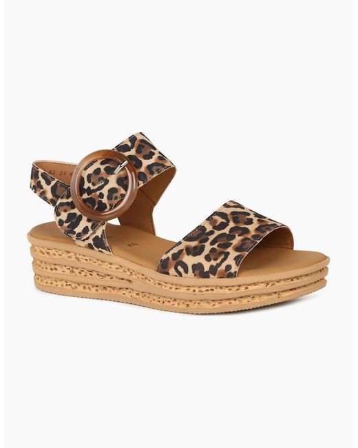 Gabor Brown Andre Sandals
