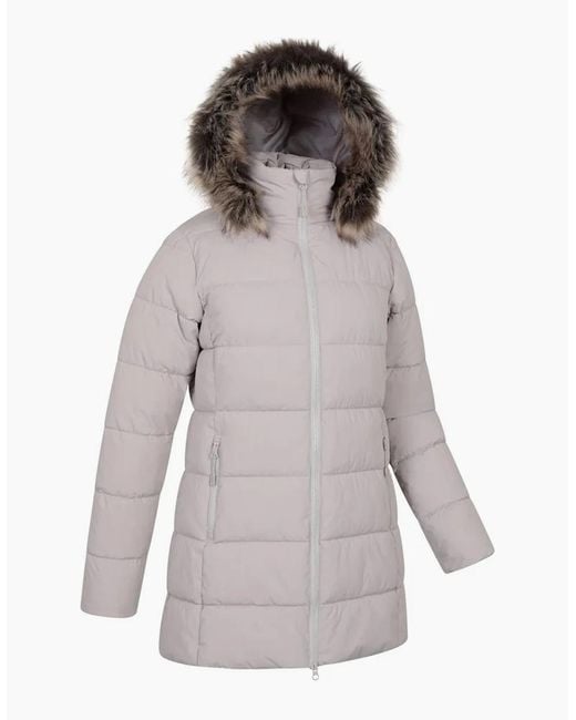 Mountain Warehouse Pink Ladies Nola Long Padded Jacket