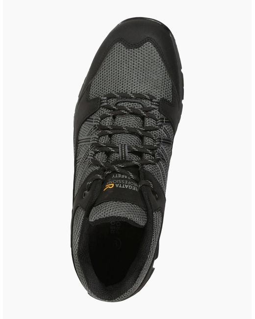 Regatta Black Professional Safety Trainers for men