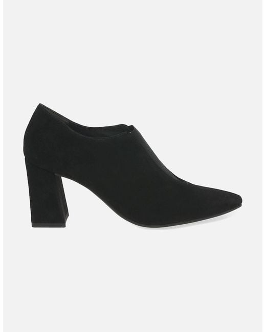 Paul Green Black Lou High Cut Court Shoes