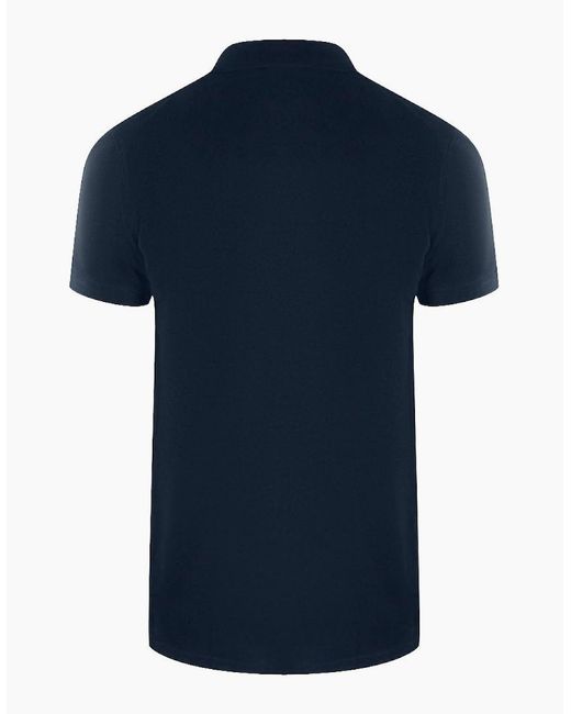 Love Moschino Blue Heart Logo Polo Shirt for men