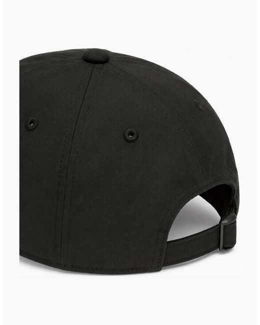 Snow Peak Black Snow Peak Logo Cap for men