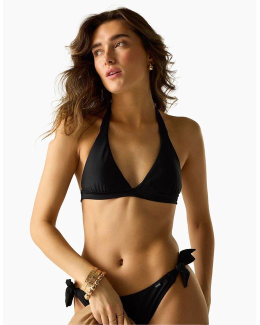 Regatta Black Ladies Lovina Plain Halter Neck Bikini Top
