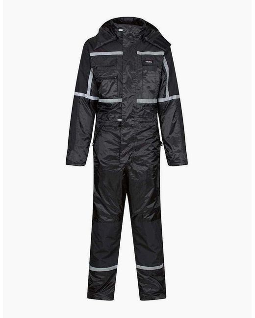 Regatta Black Adult Pro Waterproof Overalls