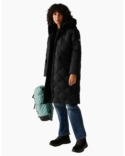 Regatta Black Ladies Freyla Padded Jacket