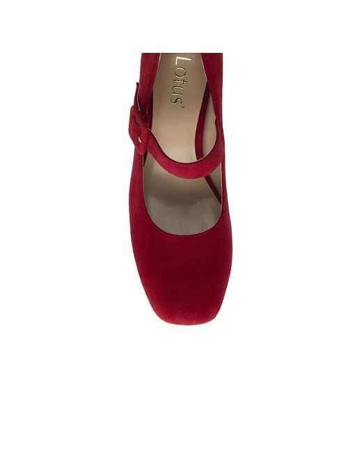 Lotus Red Nixie Court Shoes