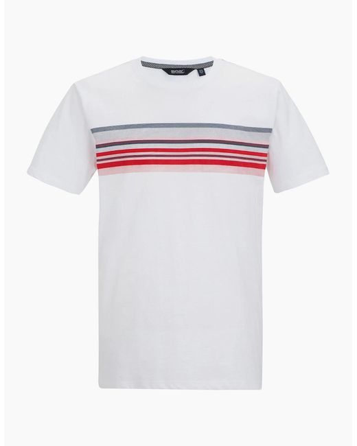 Regatta White Rendro T-Shirt for men