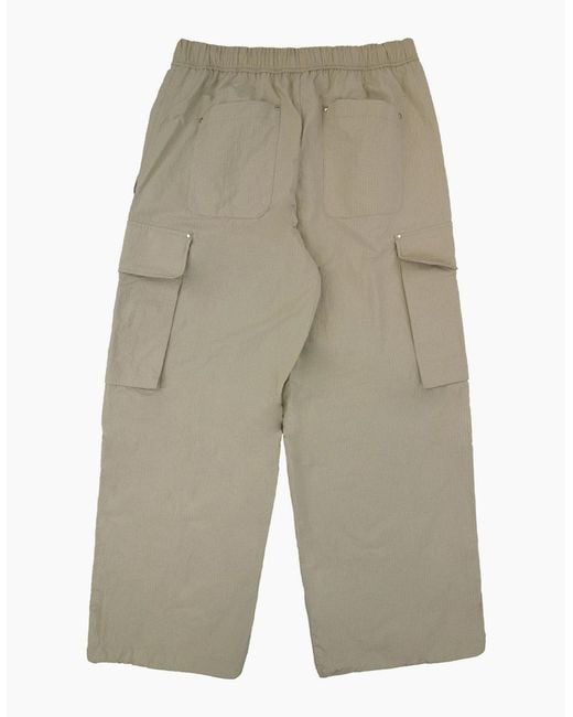 Moose Knuckles Gray Fielding Parachute Pants Tan for men