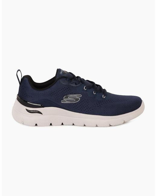 Skechers Blue Arch Fit Summits Kravel Lace Trainers for men