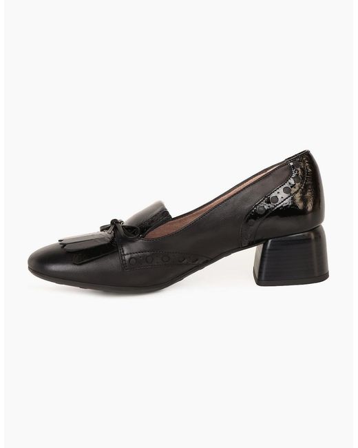 Hispanitas Black Varsovia Court Shoes