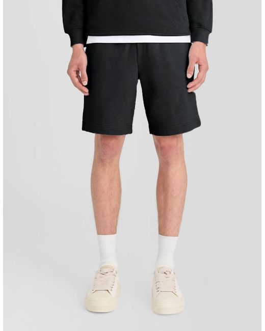 Lyle & Scott Black Everyday Cotton Sweat Shorts for men