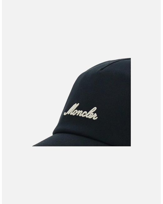 Moncler Blue Signature Logo Cap for men