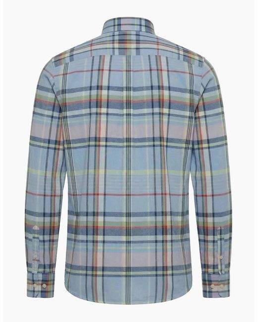 Fynch-Hatton Blue Fynch-Hatton Long Sleeved Shirt for men
