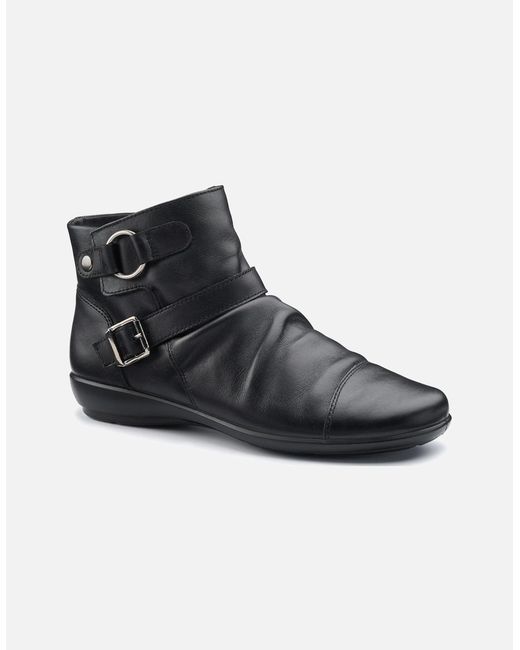 Hotter Black Hampstead Ankle Boots