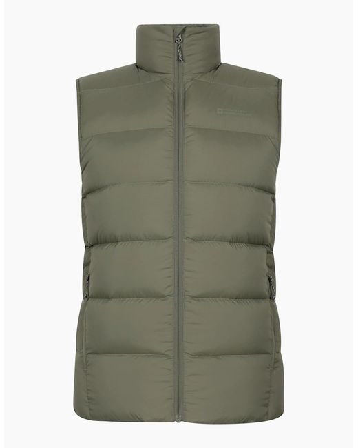 Mountain Warehouse Green Stratus Down Packable Gilet for men