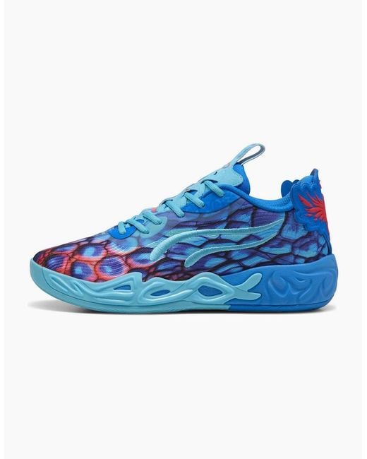 PUMA Blue Mb.04 Lo Alien Skins Basketball Trainers for men