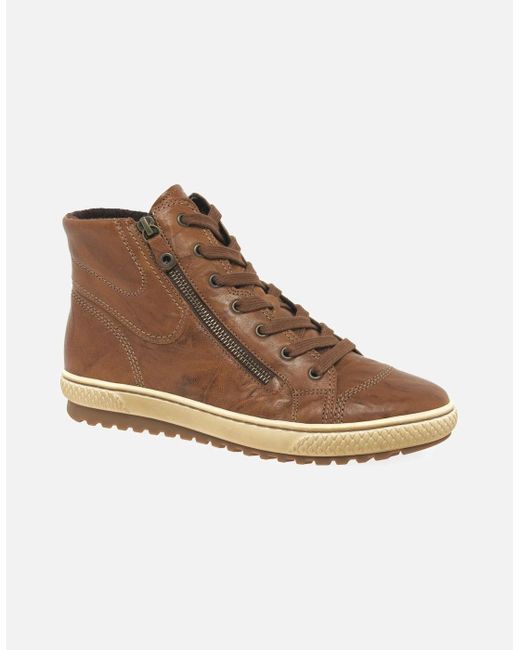 Gabor Brown Bulner Casual Ankle Boots