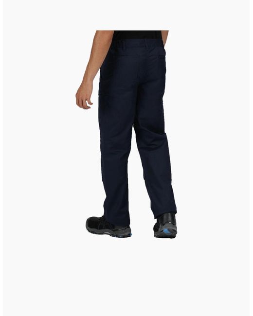 Regatta Blue Professional Waterproof Trousers for men