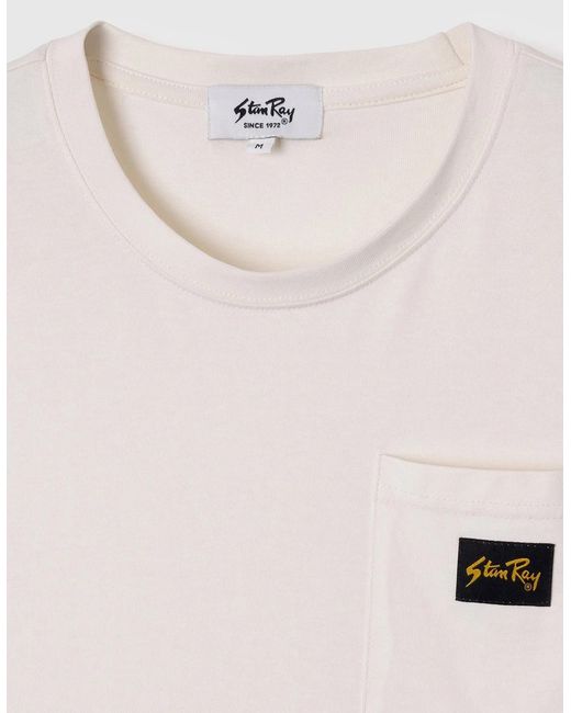 Stan Ray White Patch Pocket T-Shirt 4 for men