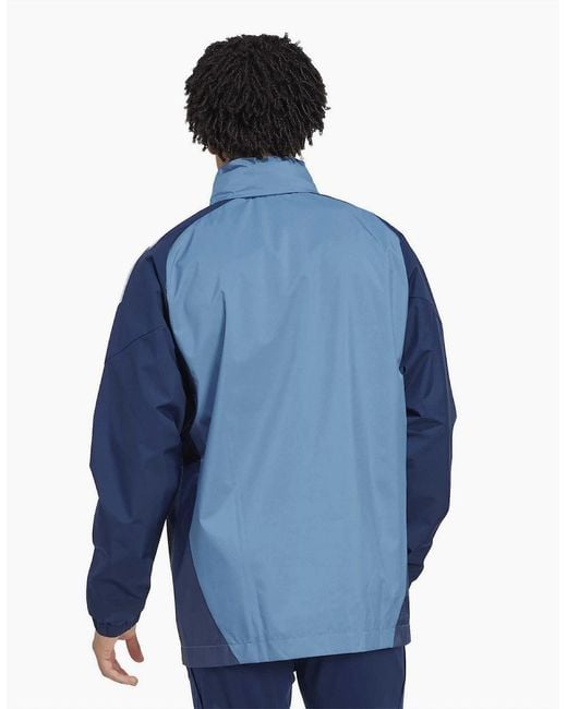 Adidas Blue Afc Aw Jkt for men