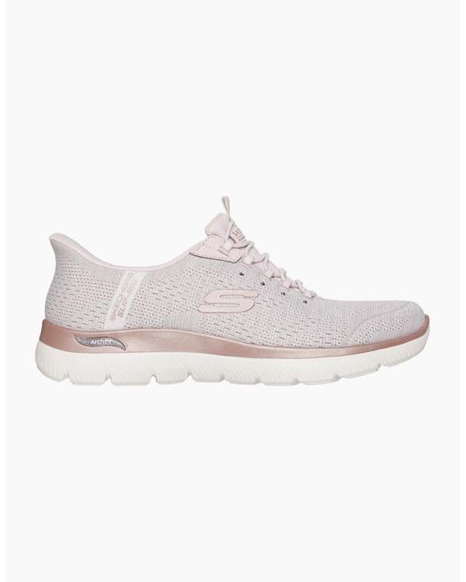 Skechers White Arch Fit Summits