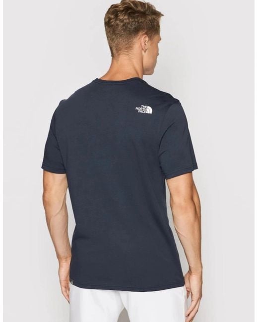 The North Face Blue Easy Tee Short Sleeve T-Shirt for men