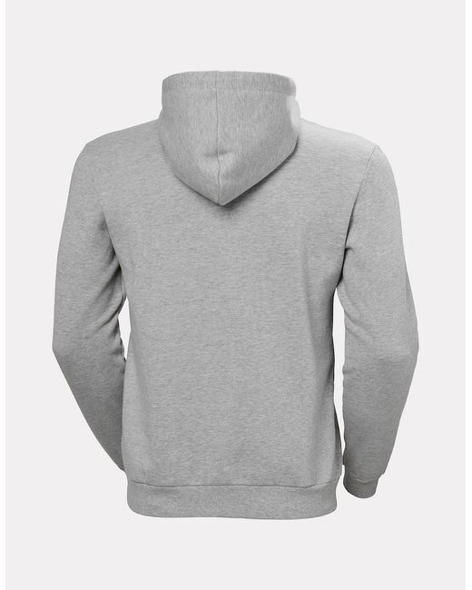 Helly Hansen Gray Graphic Workwear Hoodie for men
