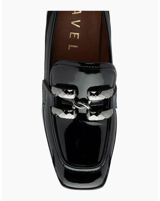Ravel Black Tweed Loafers