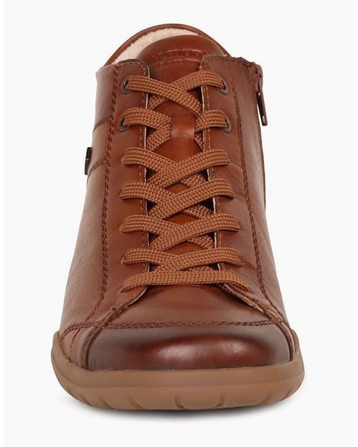 Remonte Brown Troop Ankle Boots