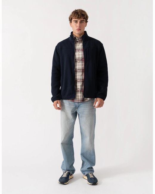Gant Blue Fleece Jacket for men