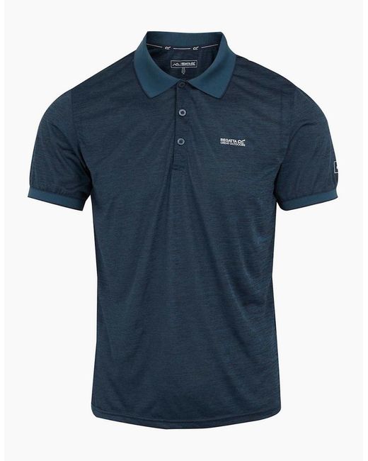 Regatta Blue Remex Ii Jersey Polo Shirt for men