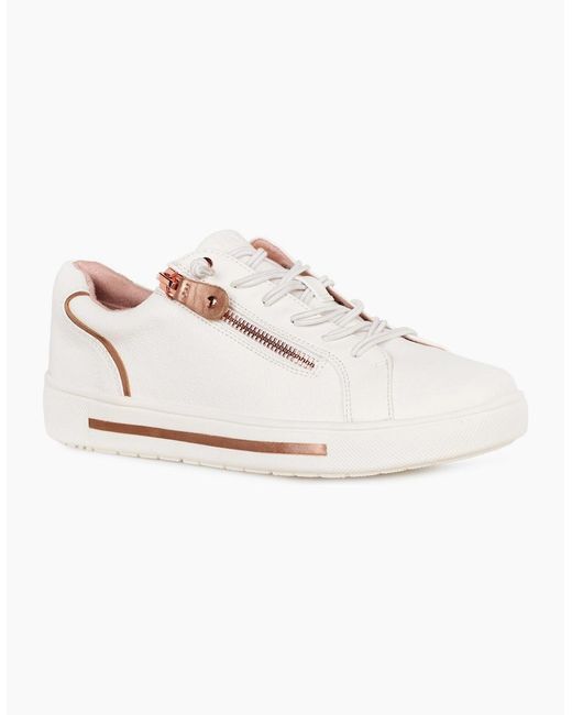 Softline White Rise Trainers