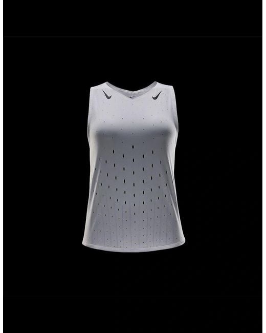 Nike Blue Dri Fit Adv Running Singlet