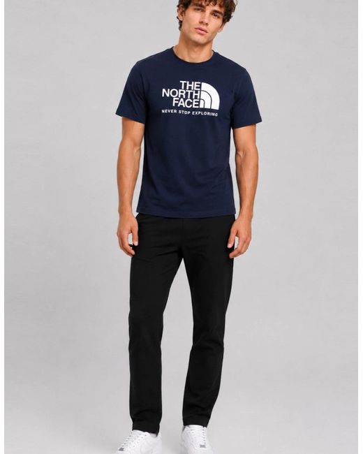 The North Face Blue M New Peak Ss T-Shirt for men