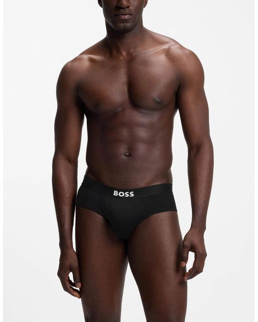Boss Black Boss Three-Pack Low-Rise Briefs for men