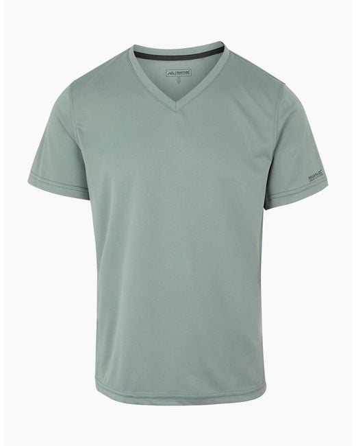 Regatta Green Fingal V Neck T-Shirt for men