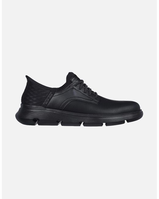 Skechers Blue Garza Gervin 205046-Bbk Lace Up Shoe for men
