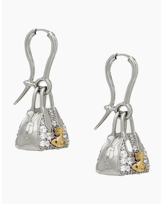 Vivienne Westwood Metallic Yasmine Earrings