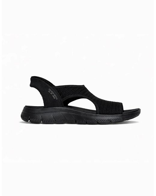 Skechers Black Summits Sandal Flat Sandals