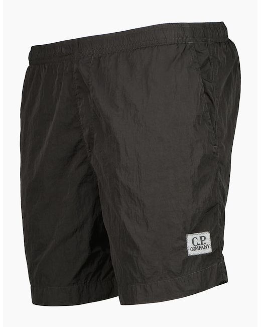 C P Company Gray Chrome-R Boxer Swim Shorts for men