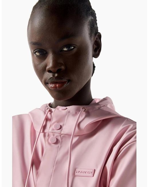Hunter Pink Izzy Hooded Rain Jacket