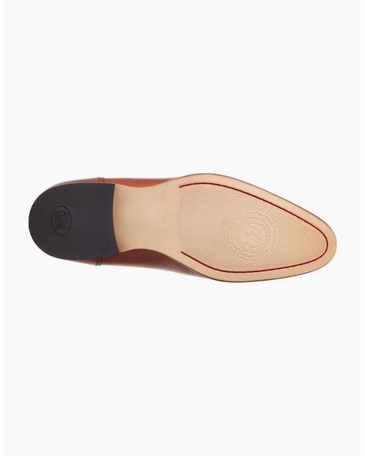 Base London Brown Russo Buckle Loafer for men