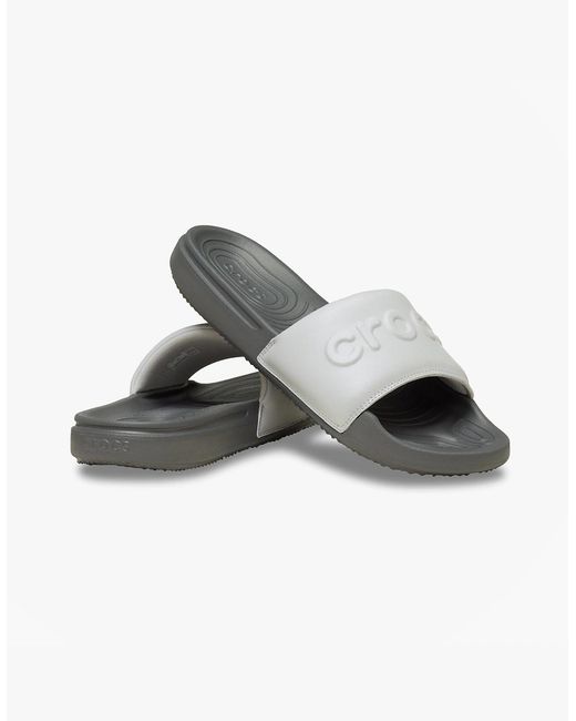 CROCSTM White All Day Sliders for men