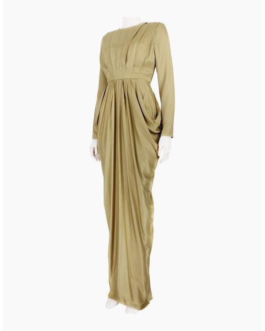 LAYEUR Metallic Gown