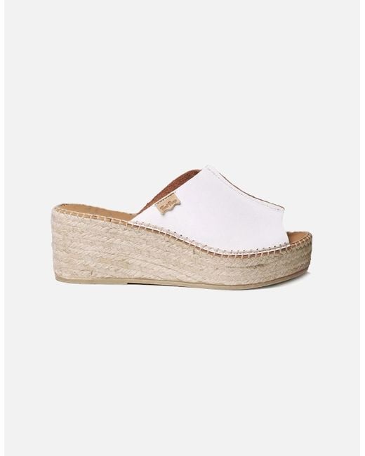 Toni Pons White Ivonne Wedge Heel Sandals